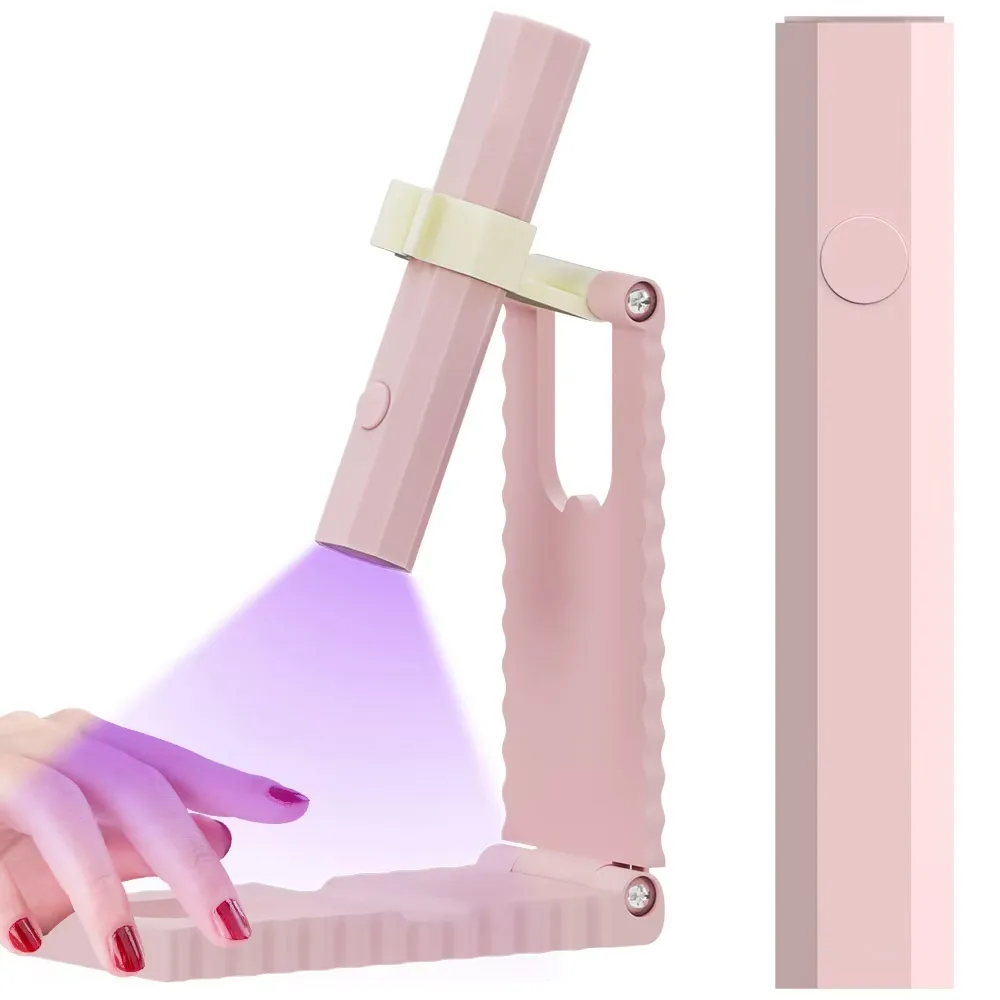 

Timerable UV LED Nail Lamp with Adjustable Bracket Base , Professional Nail Dryer for Fast Curing and Gel Nails