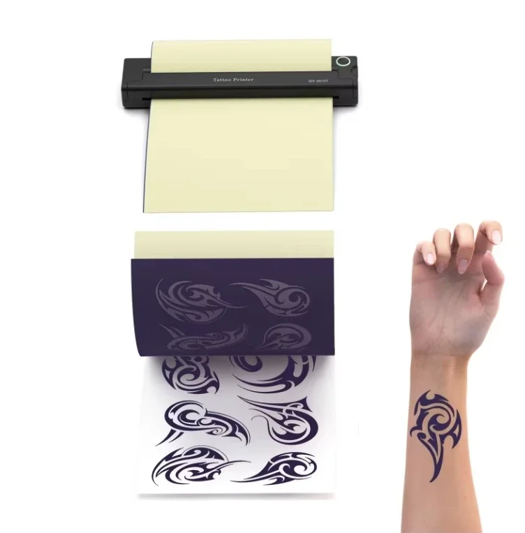 

A4 Thermal Printer Tattoo Body Art Sticker Printer Portable Document Thermal Tattoo Office Document Printer