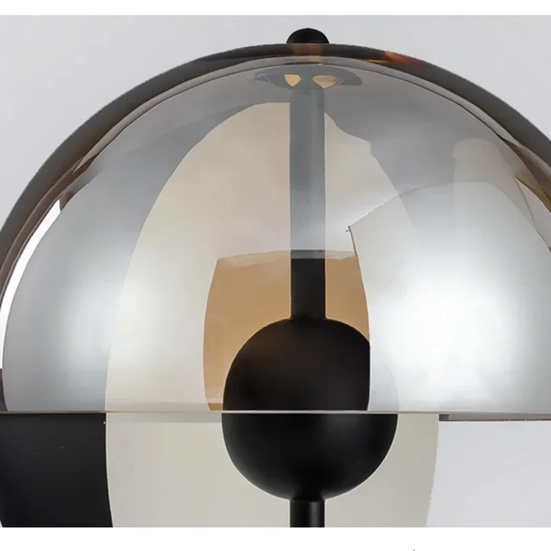 Creative Glass Lampshade Floor Lamp Living Room Sofa Vertical Floor Lamp Room Bedside Table Lamp LED Modern Simple Floor Light