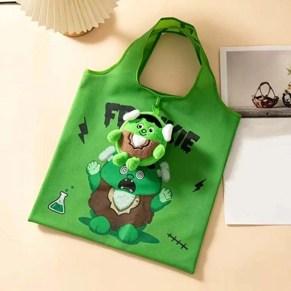 Einfarbige Halloween-Einkaufstasche, Mini-Reißfeste Cartoon-Taschenhandtasche, Ultraleicht und Platzsparend – Detail 4
