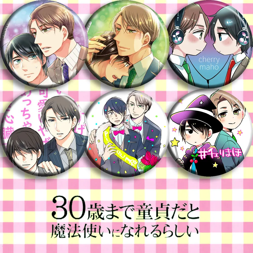 ¡Cherry Magic! ¿Puede hacer de mago 30 años de castidad? Pin broche insignias
