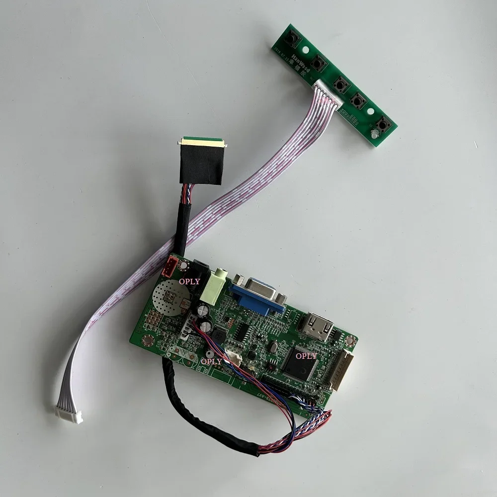 ชุดกระดานควบคุม58C สำหรับ LP156WH2-TLBA LP156WH2-TLC1 LP156WH2-TLC2 1366X768 LVDS รองรับ VGA 40PIN แผง LED DIY