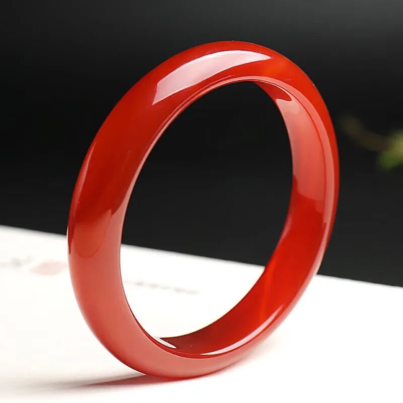 Red Agate Ping An Jade Bracelet for Women's Models for Mother and Wife