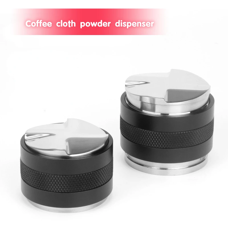 Two In One Coffee Powder Press, Stainless Steel Double Head Grinder, Anti Slip Four Pulp Three Layer Coffee Cloth Powder Machine