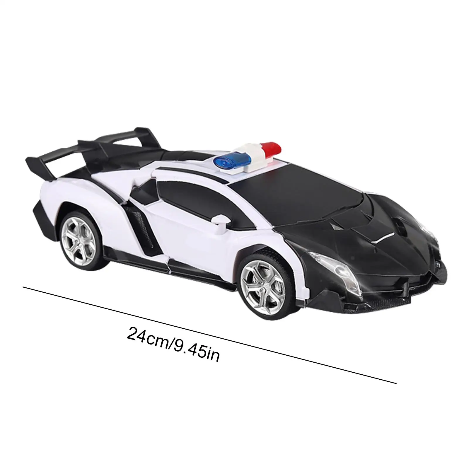 Transformar el coche teledirigido eléctrico transformar el coche Robot RC con luz 2 en 1 vehículo juguetes actividades de aprendizaje interactivas para