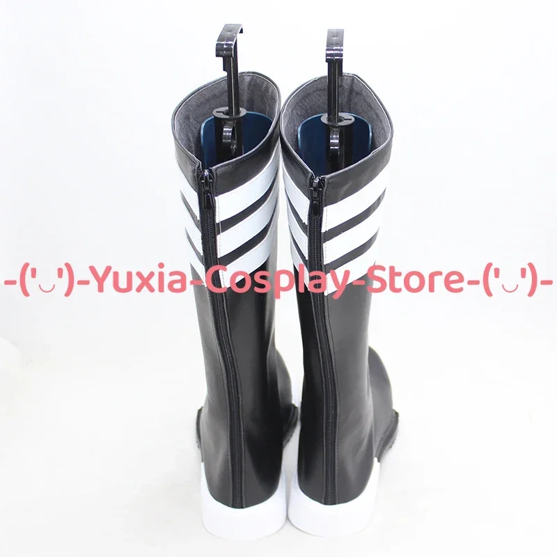 ¡Yuxiacosplay! Zapatos de Cosplay Gintama Sakata Gintoki, accesorios de personaje del juego de Anime, botas de cuero PU, disfraz de fiesta de Carnaval y Halloween