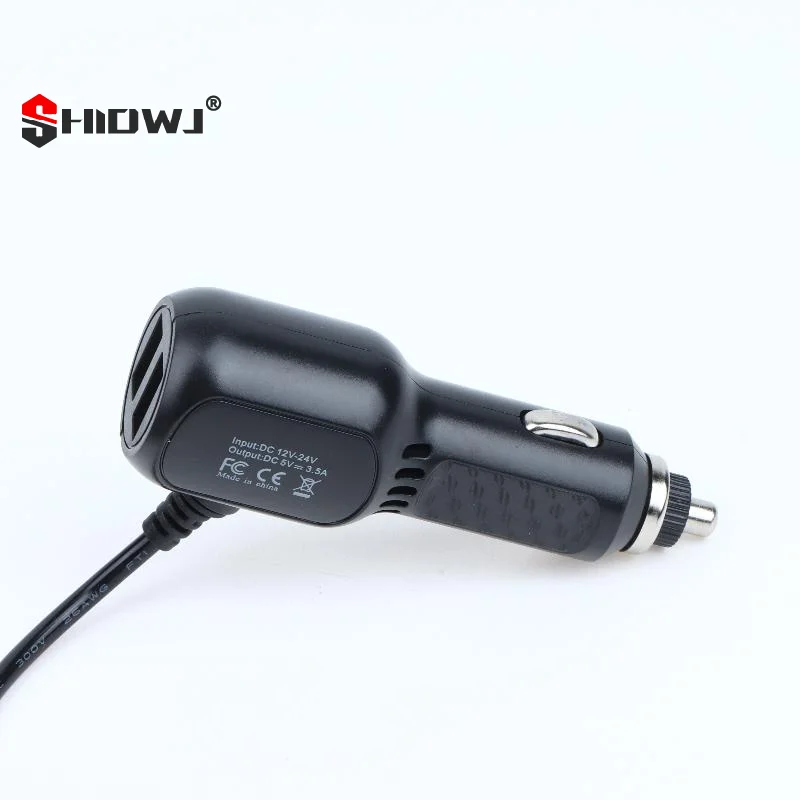 1Pcs 5V 3.5A Type C USB Car Charger Adapter For Dash Cam Cellphone Car Radar Detector GPS DVR 3.5 Meters Wire view 4