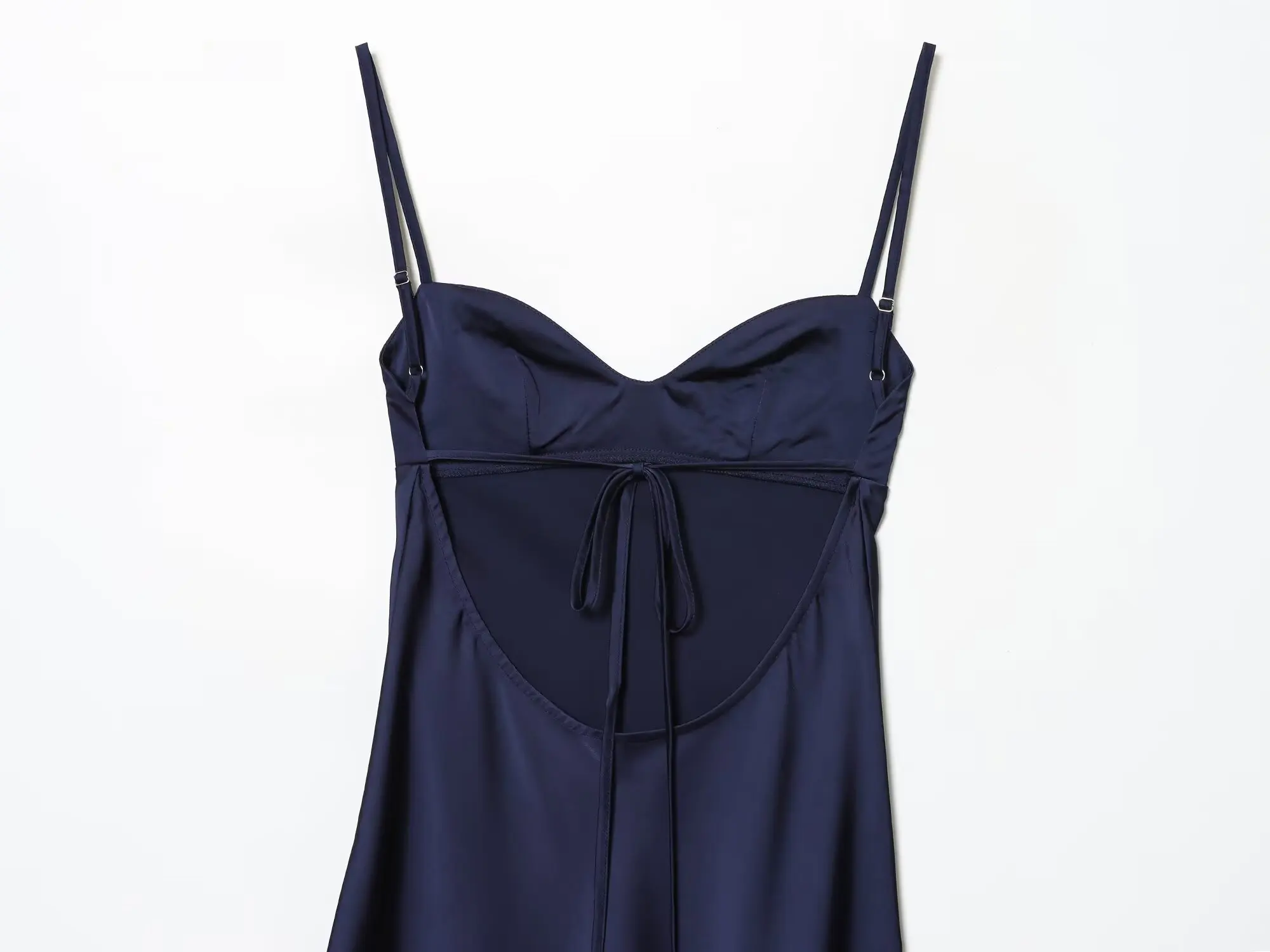 Kondala elegante assimétrico cetim suspender vestido feminino chique renda hem vestido curto 2026 primavera moda feriados festa cami vestido