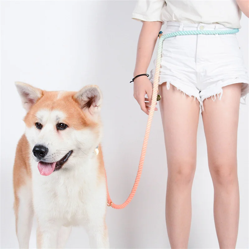 210 CM Multifunction Dog Leash Fashion Colorful Pet Leashes for Small Medium Dogs Puppy Pet Outdoor Walking Supplies Accessories