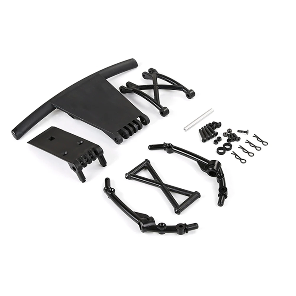 Front Anti-Collision Kit for 1/5 HPI ROFUN BAHA ROVAN KM BAJA 5B Upgrade 5SC Toys PARTS,Black