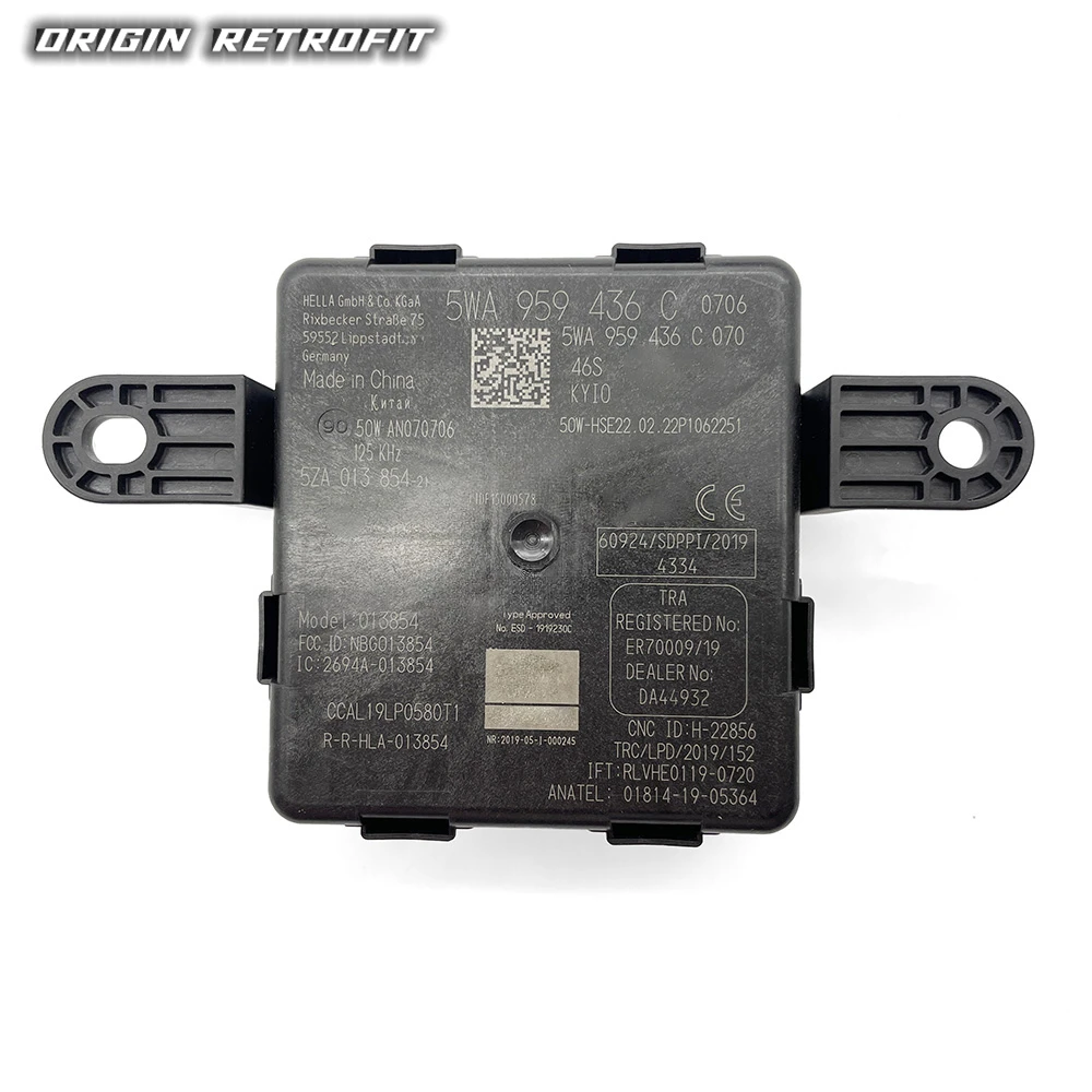 

5WA959436C безключевой Kessy модуль для VW MQB EVO Golf MK8 для Audi A3 8Y для Skoda 5WA 959 436C