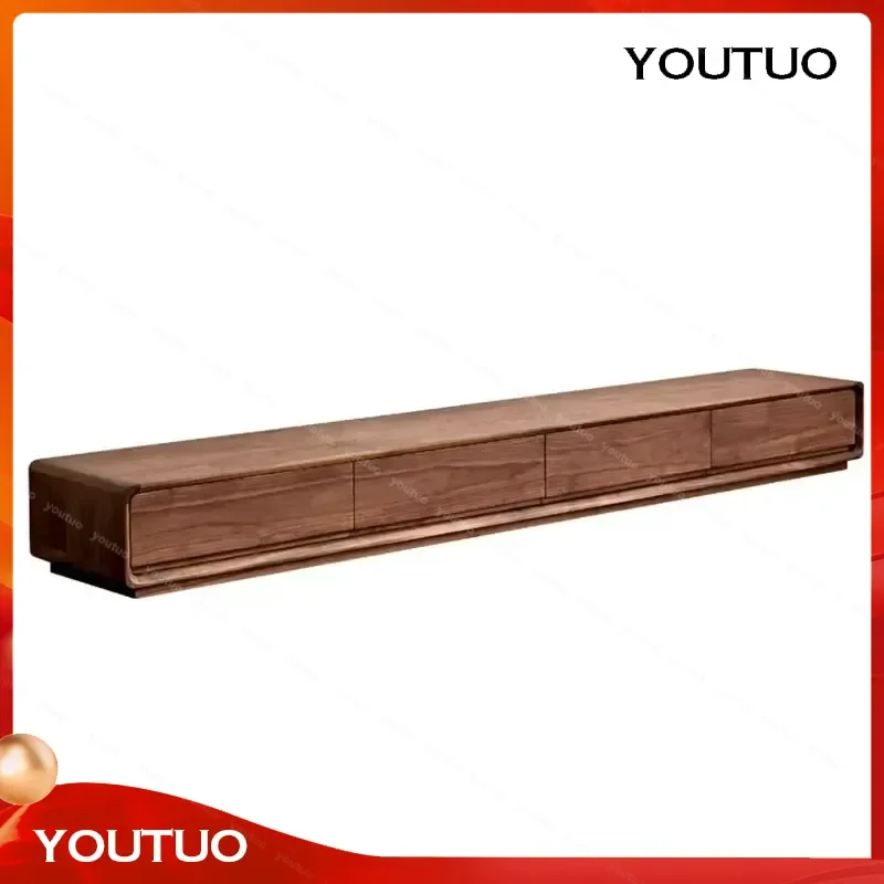 for Mobile Center TV Stands Salon Modern Luxury Italian Simple Universal Solid Wood TV Stands Shelves Shoe Cabinet Home
