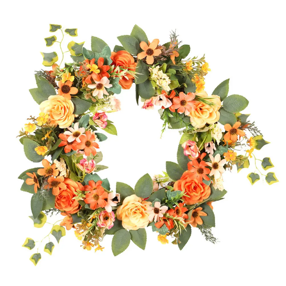 

1Pcs Peony Wreath Decoration Artificial Peony Garland for Wedding Holiday Wall Hanging Simulated Flower Garland Wedding Banquet