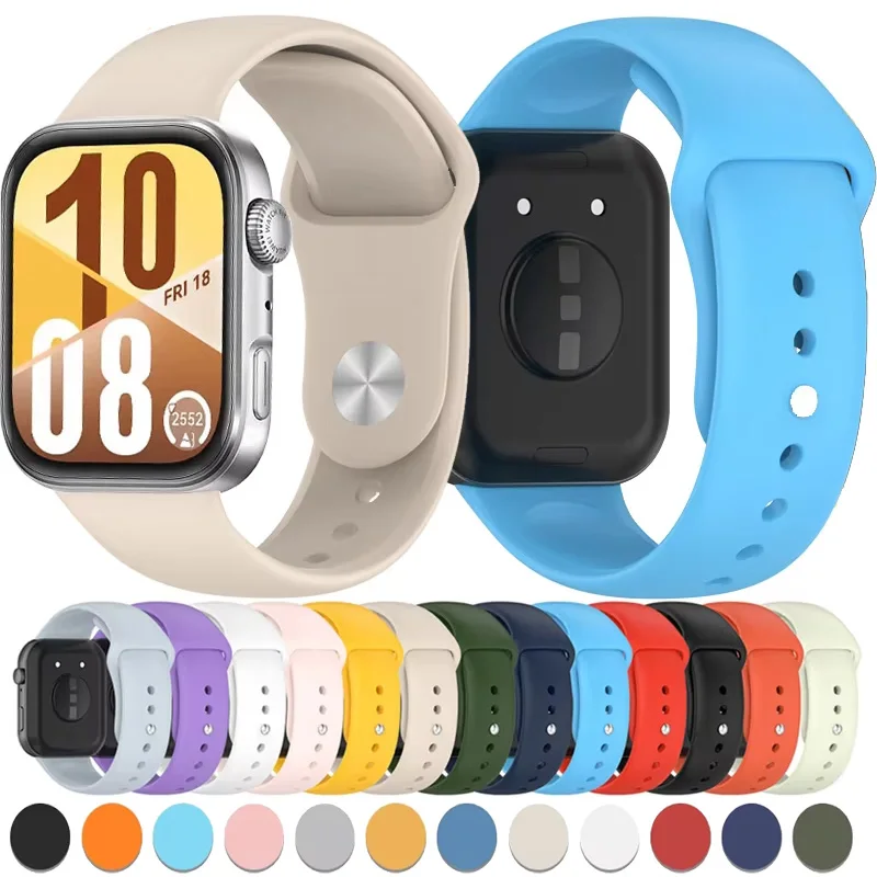 Weiches Silikonarmband für Huawei Watch Fit 4/3, bequemes Armbandzubehör, Ersatzarmband für Huawei Watch Fit 4 Pro Gürtel
