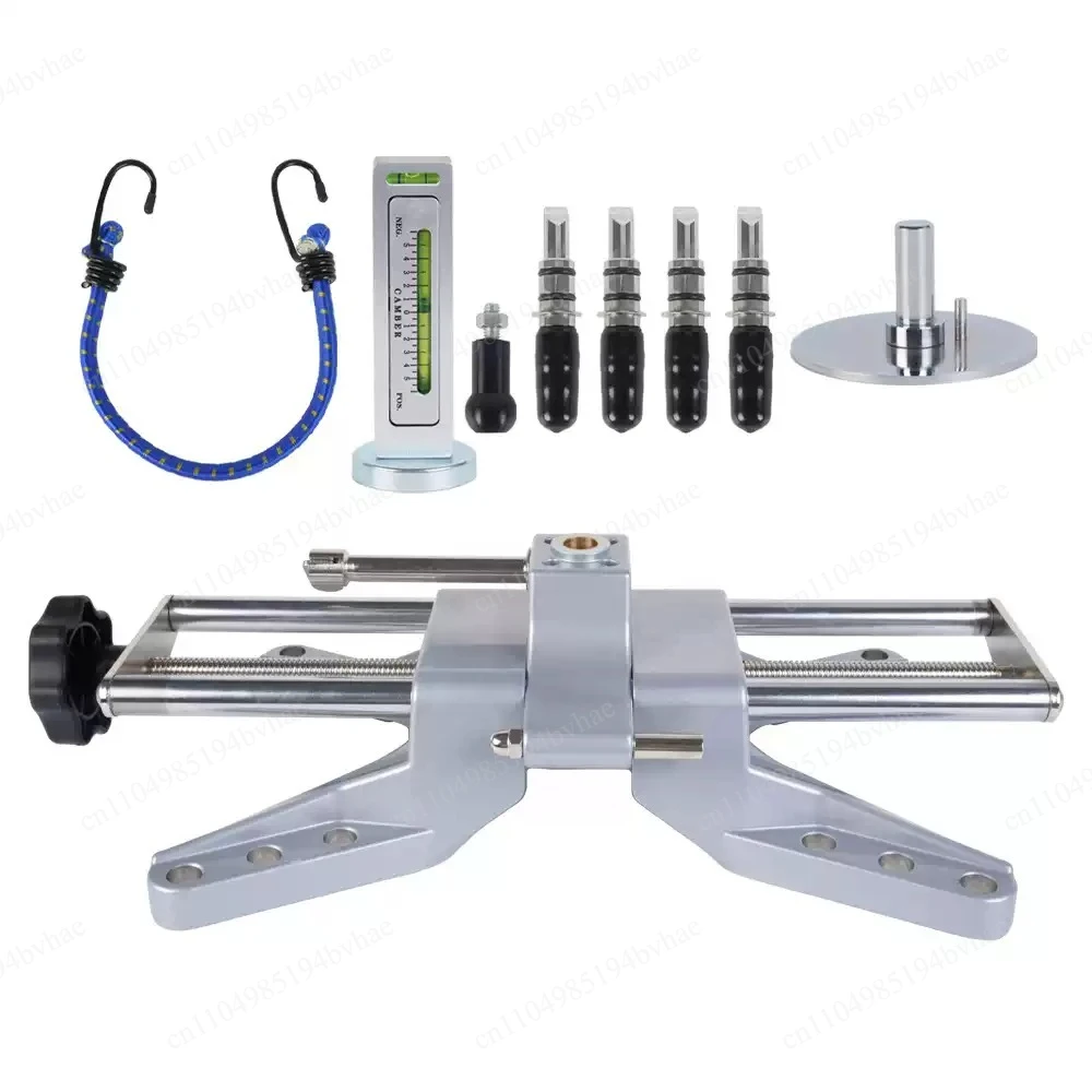 Four wheel alignment device modification products, tire tools and fixtures