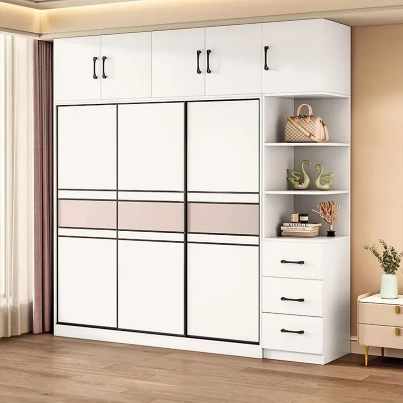 

Cheap Storage Luxury Wardrobes Queen European White Sliding Doors Wardrobes Living Room Armadio Guardaroba Bedroom Furniture