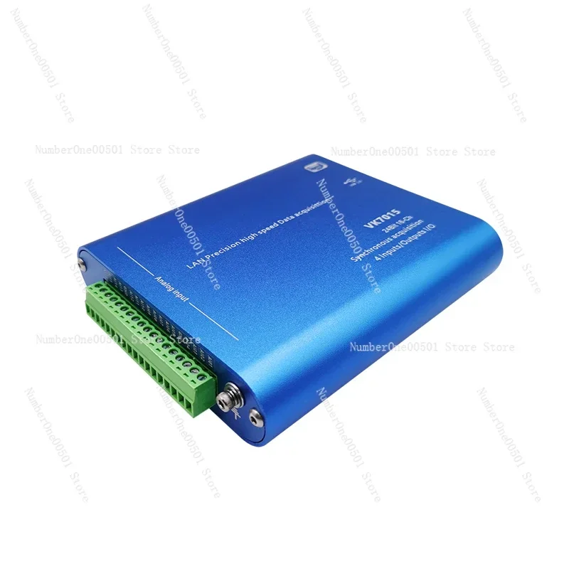 VK7015 Ethernet/USB/wifi 24-bit data collection card labview16 channel 32K synchronous mining