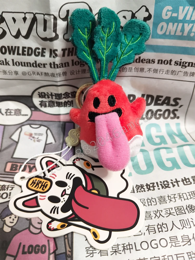 GRAF Zawieszka 5cm Brelok Warzywo Ziemniak Pluszowa Laleczka Breloczek Śliczny Duch Torba Wisząca Modny Halloween Dziewczyna Personalizowany Prezent Urodzinowy