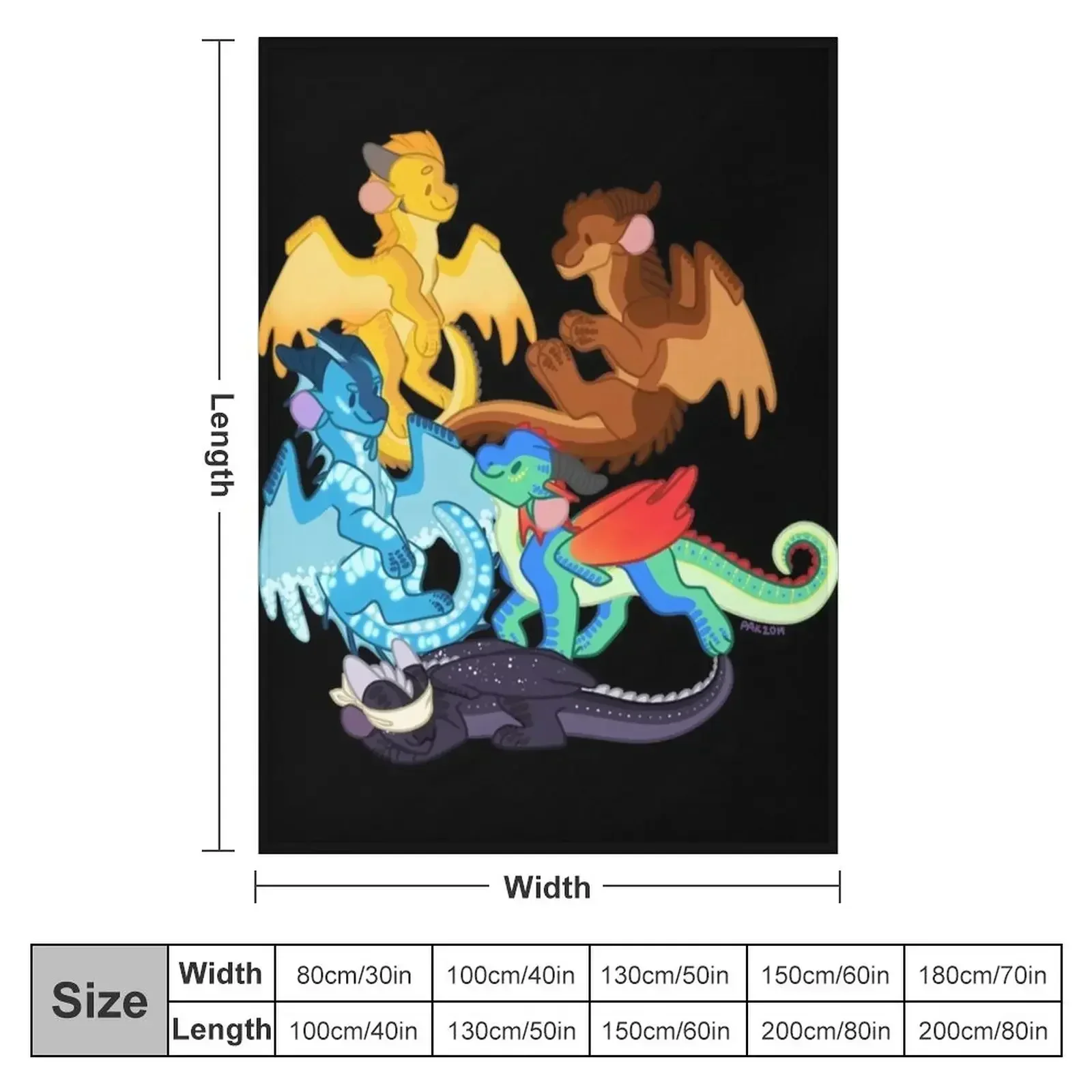 Wings of Dragonets Fire Classic Throw Blanket Baby Heavy Flannel For Sofa Thin Blankets
