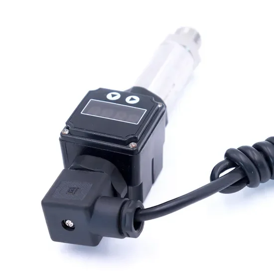 Digital Stainless Steel Pressure Sensor 4-20mA/0-10V Diffused Silicon Transducer with Display IP66 Rated