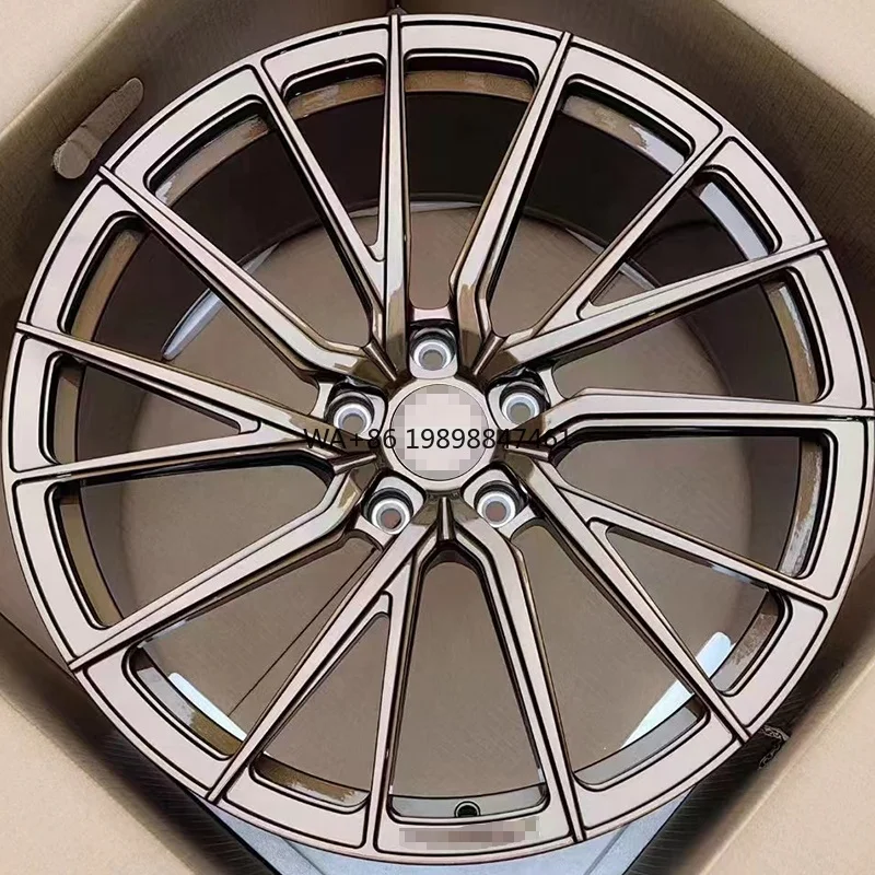

19-inch Bronze Multi-spoke Concave Alloy Wheels for Mercedes-Benz, BMW, Audi 5X112 Alloy Forged Wheels