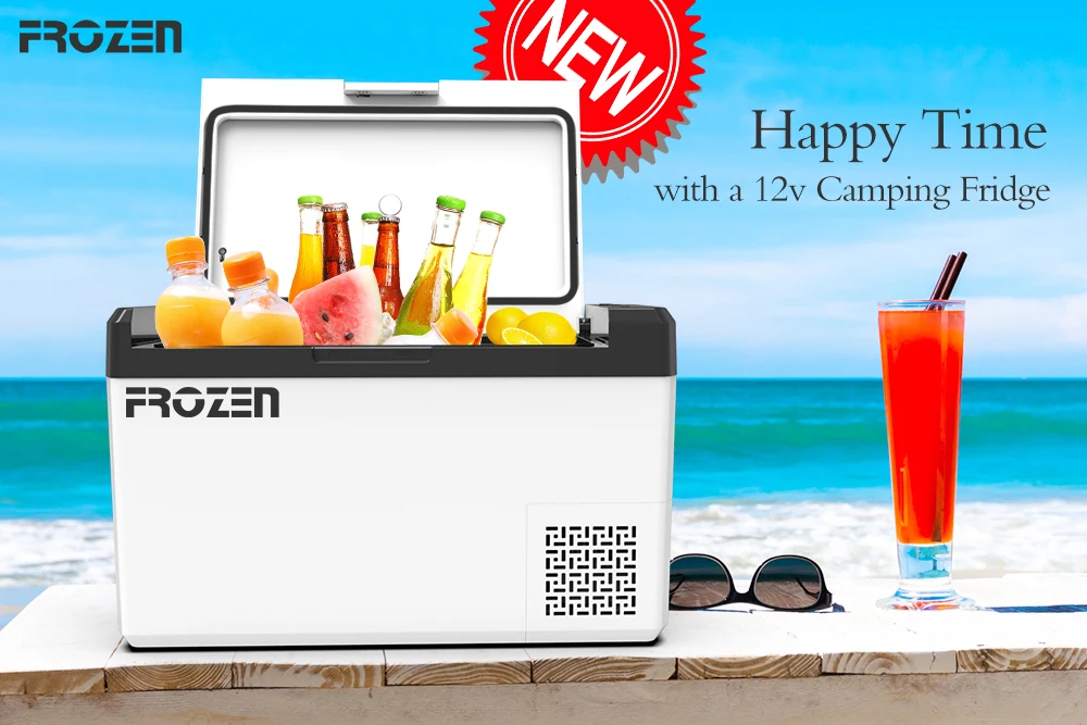 25L Portable 12v Dc Compressor Mini Car Fridges Freezer Refrigerator Car Freezers for Camping Outdoor caravan Rv