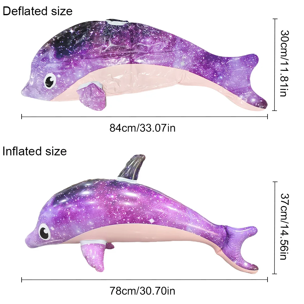 水泳用の膨脹可能なイルカのおもちゃ,ビーチプール,ウォータースポーツギフト,1個