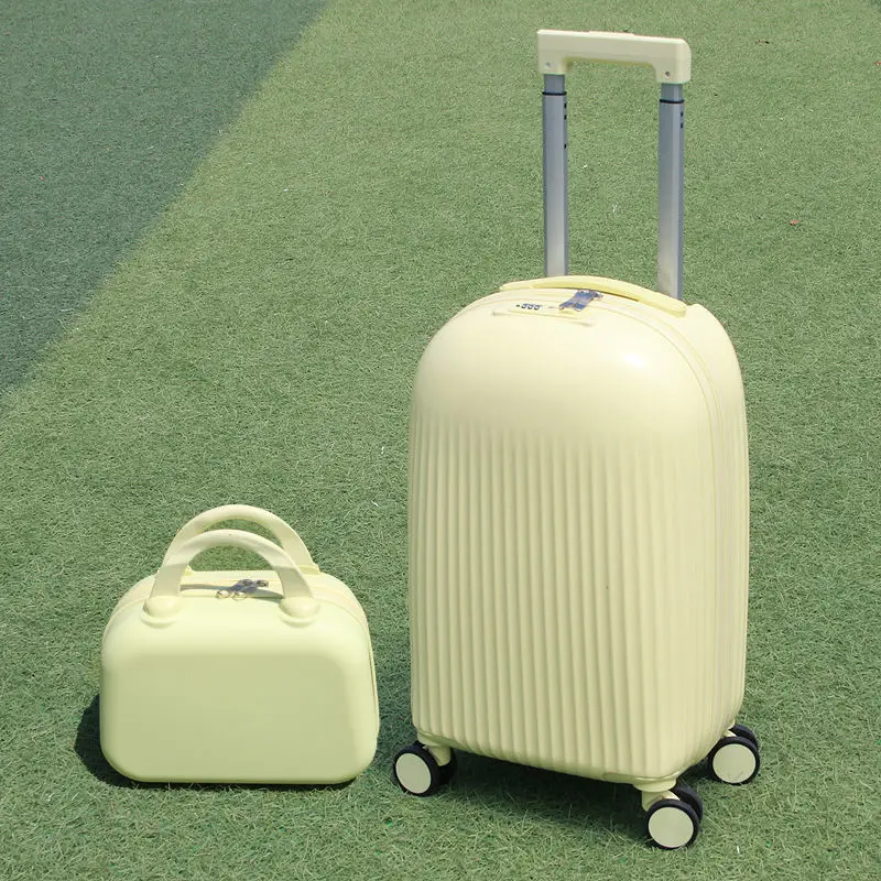 20/22/24/26/28 inch Travel bags for children Mute universal wheel kids' luggage Zipper style Dry wet depart Travel Suitcase set