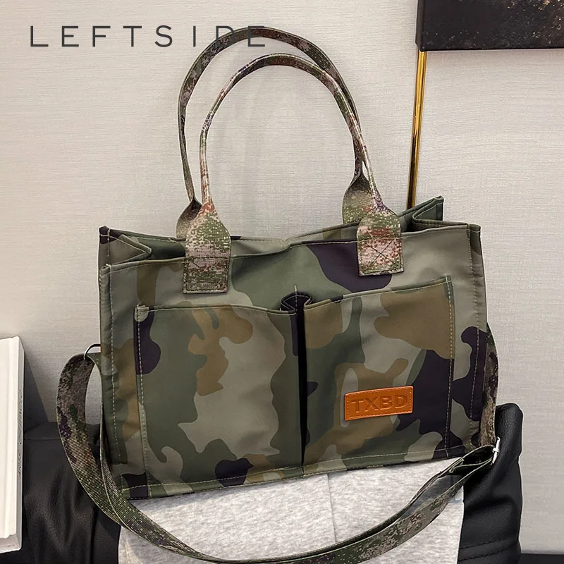 

New Large Capacity Printed Shoulder Bag, Fashion Commute Handbag, European & American Style Casual Camouflage Crossbody Bag