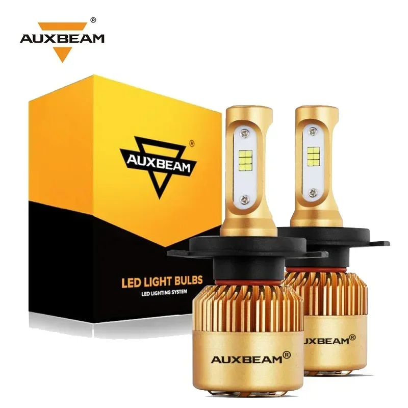 

AUXBEAM S3 SERIES H11 9005 9006 9007 Светодиодные лампы для фар 72 Вт 8000 лм 6500 К Белый Автоматический налобный фонарь CSP Светодиодный охлаждающий вентилятор