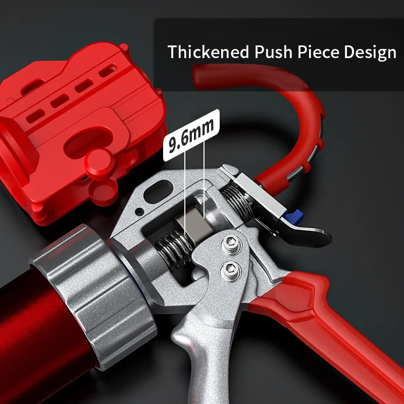 Upgrade Nine Bearings Type Glue Gun Labor-saving Professional Glass Caulking Gun Manual Rotating 360° Glue Tools