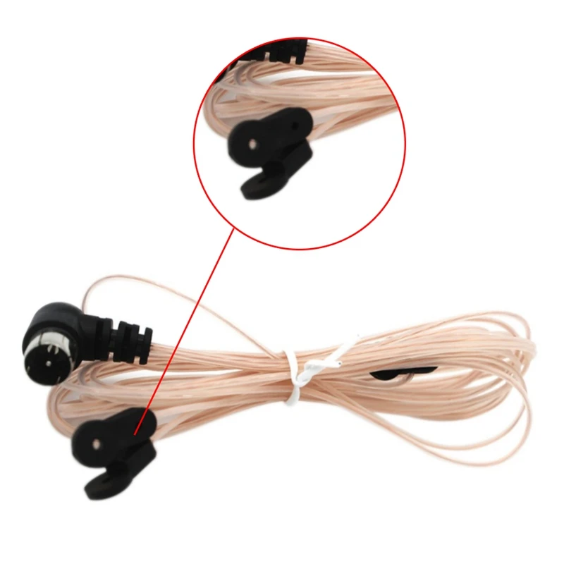 RISE-FM Broadcast Antenna 75 Ohm Dipole Indoor T Antenna  Aerial Male F-Type Connector Transmitting FM Antenna High Quality Tran