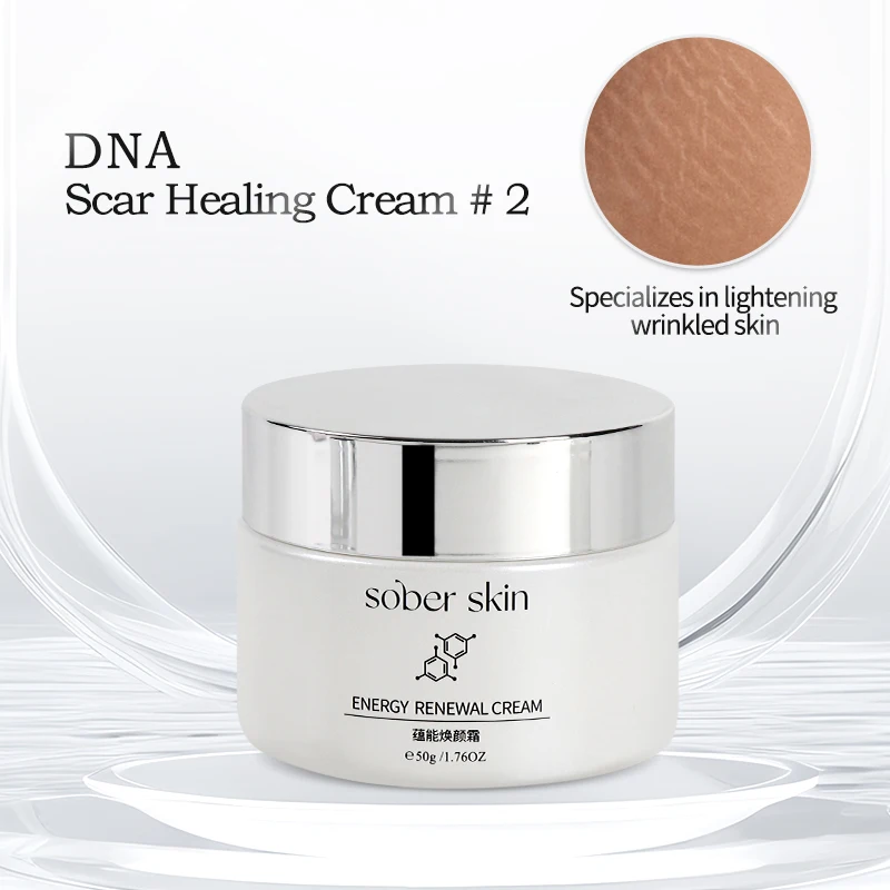 Sober Skin DNA Cell Reduction Step 2-crème voor striae Littekengroeivorken Schoonheid Reparerende genezende crème Nazorgfiguur