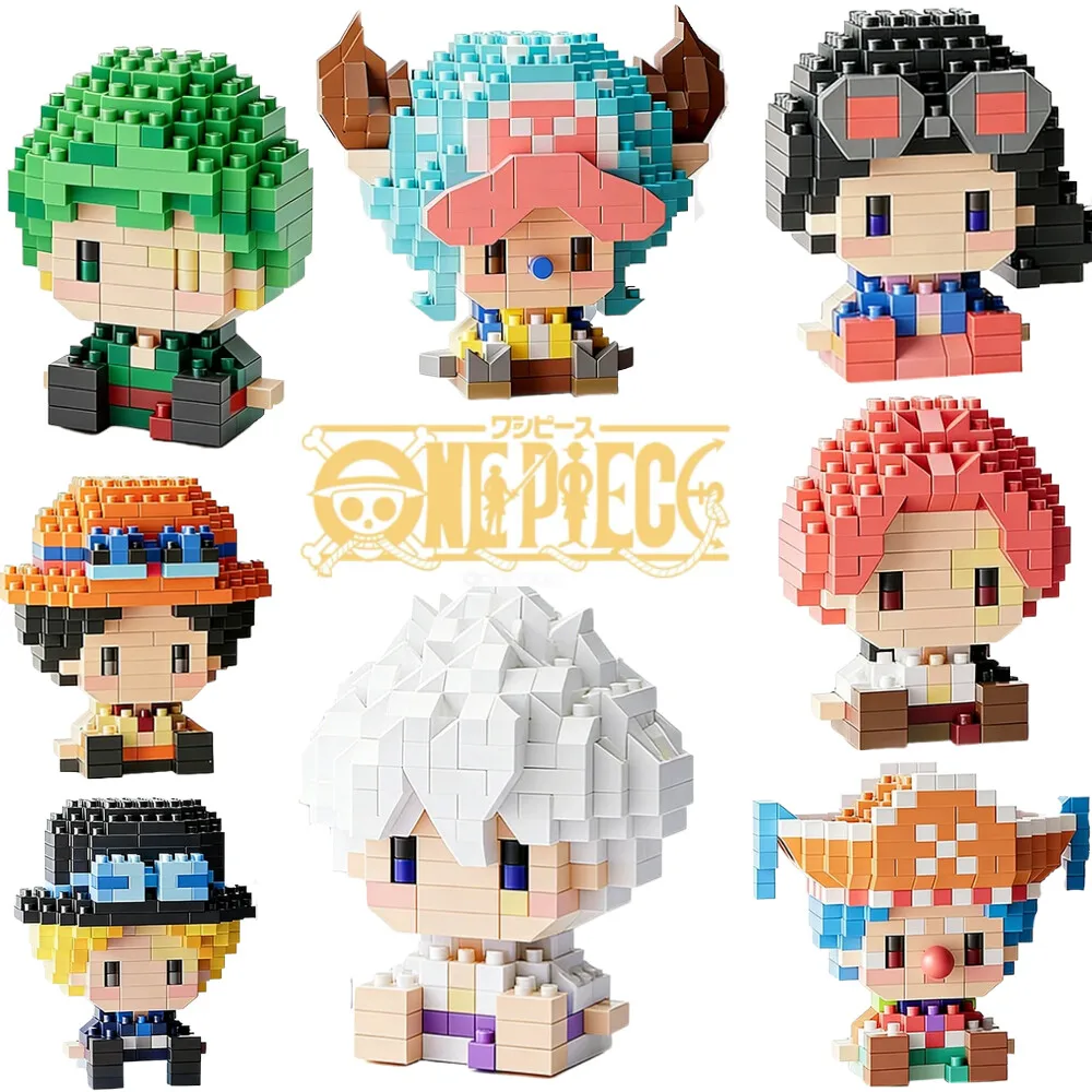 

Горячая новинка: Конструктор One Piece с персонажами Луффи и Зоро, сборные игрушки для детей, 3D-пазлы, подарки