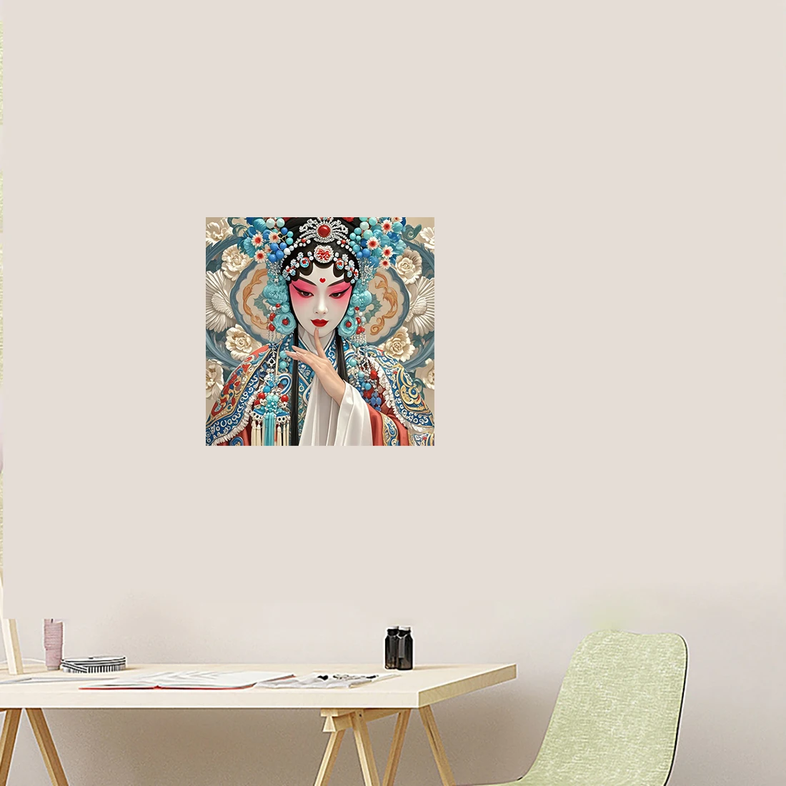 Three Ratels QL173 Chinese Classic traditional theatrical art wall stickers for Home Decoration