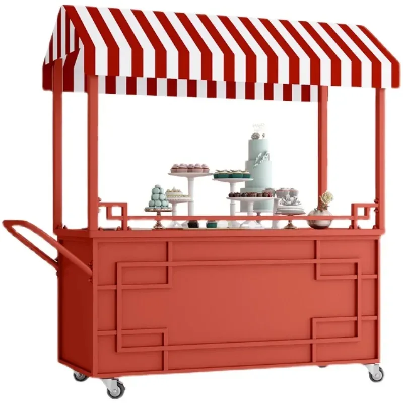 [2026]Gerobak Kios, Gerobak Selebgram, Gerobak Pasar, Gerobak Jualan Es Serut Mobile Outdoor, Promosi