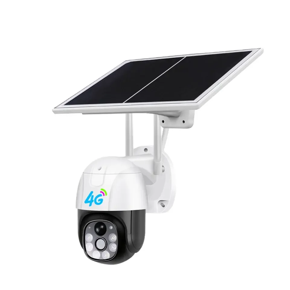 

4G Solar CCTV Camera With Solar Panel Outdoor Security Cameras Smart Home Wireless PTZ V380 WiFi Camera With Battery