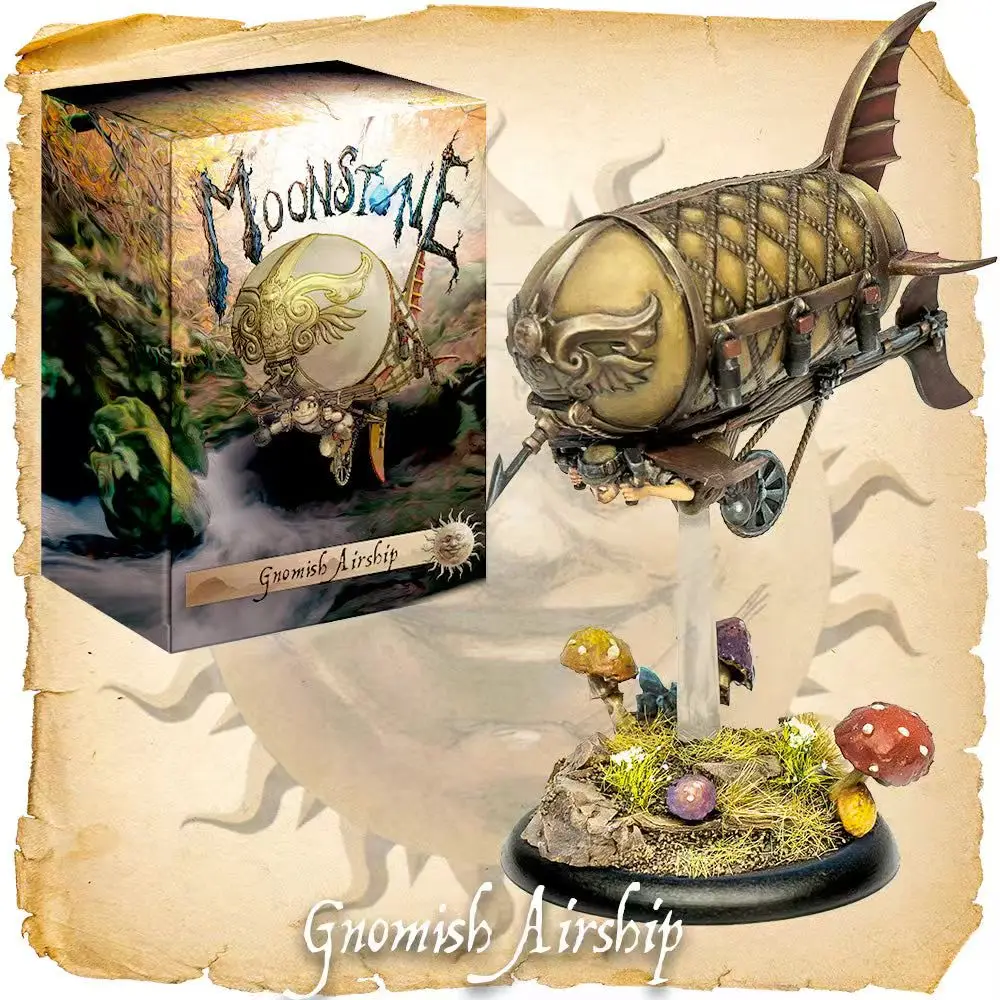 model kit resin kit  28546 MoonStne Gnomish Airship  Unassembled Sculpture for Hobbyists