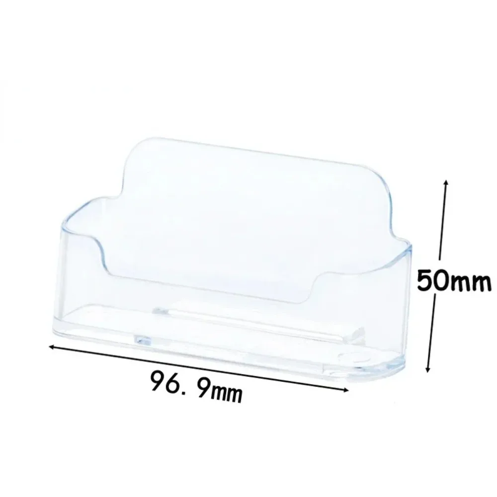 Espositore portatile trasparente per porta biglietti da visita espositore da scrivania da tavolo porta biglietti da visita da tavolo