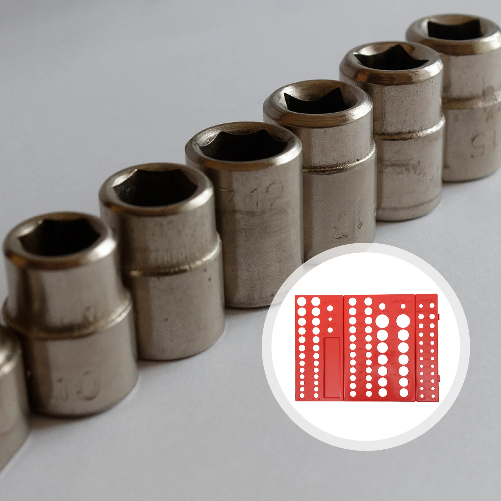 3pcs Organizer Wall Mount 1/4Inch 3/8Inch 1/2Inch Tool Holder Storage Rack For Magnetic Rail Socket Holders Organizers Tool Box