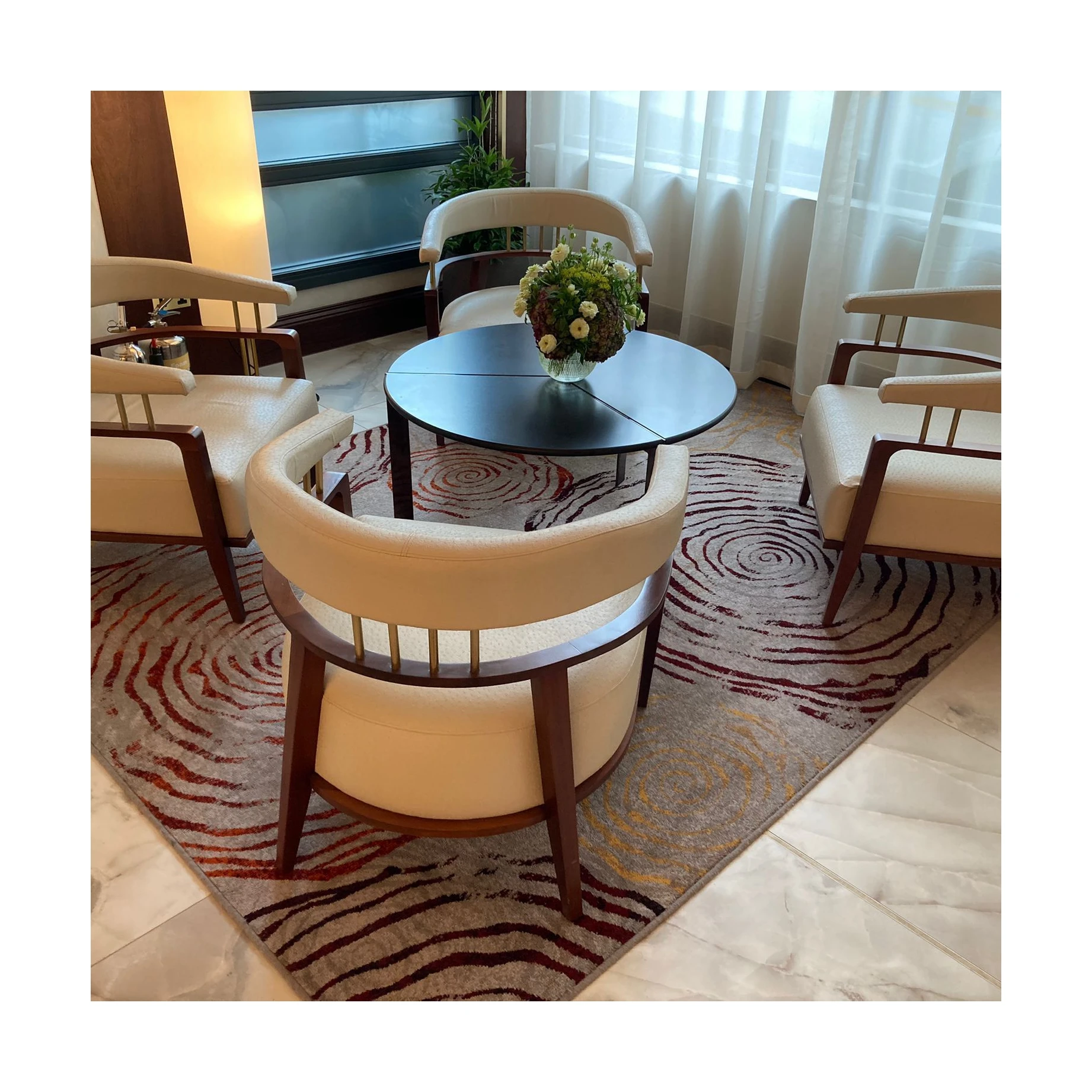 

Custom Hand Tufted Design Area Rugs Beautiful Flower Design Carpet and Soft Rug