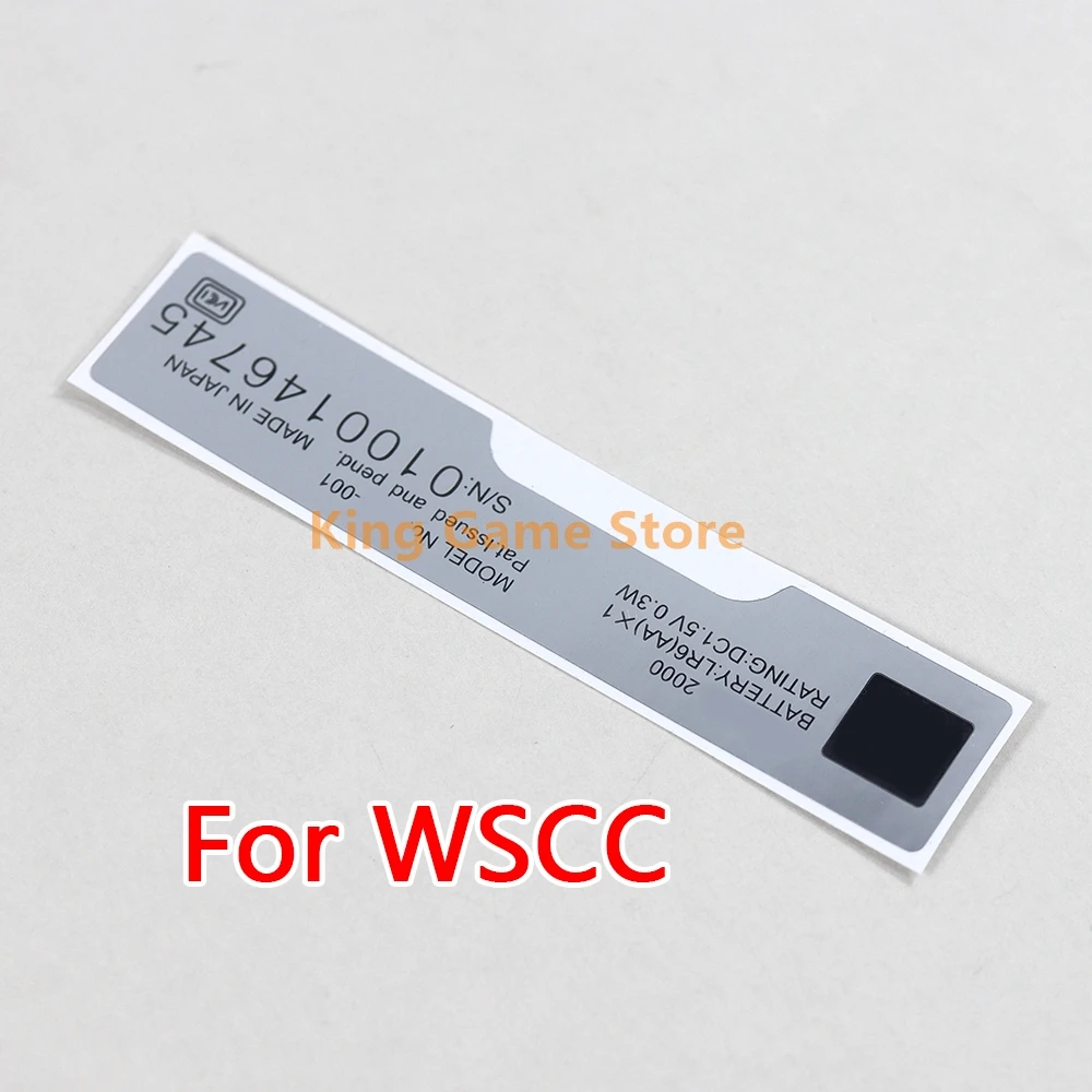 

300PCS For WSC Game Console Back Shell Replacement Cover Case Lable Sticker