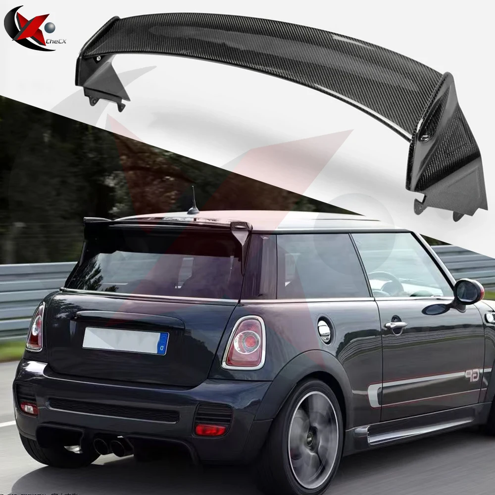 Suitable For 07-13 Mini R56 JCW Cooper Ver.2.11/2.12 High Quality Fiberglass Material Rear Spoiler Three-Stage Car Rear Diffuser