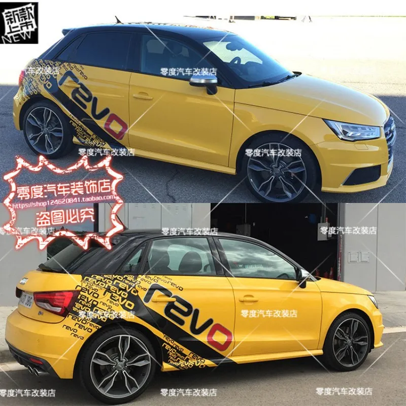 New Custom Full Body Modified Vinyl Car Stickers Car Decals FOR Audi Q3 Q5 Q7 Car Film Decorative Accessories