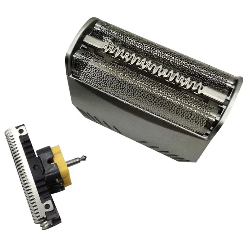 A73U 30B Razor Blade for Braun 310 5742 5743 195 197S 199,FIX400 4735 4736 4737 Replacement Shaver Mesh Cover Silver