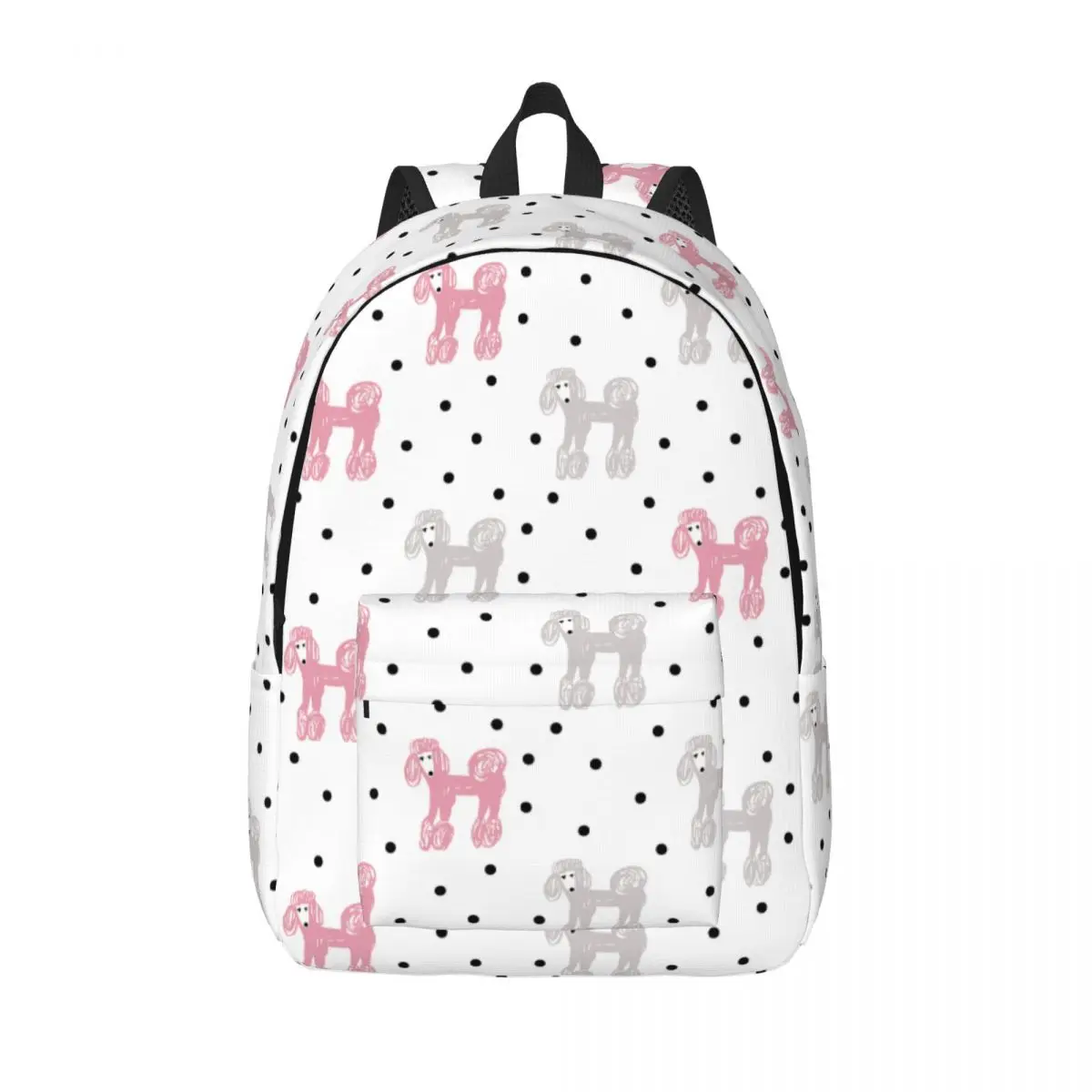 Cartoon romantische niedlichen Pudel Rucksack Middle High College Schüler Tier Hund Liebhaber Bücher tasche Männer Frauen Tages rucksack leicht