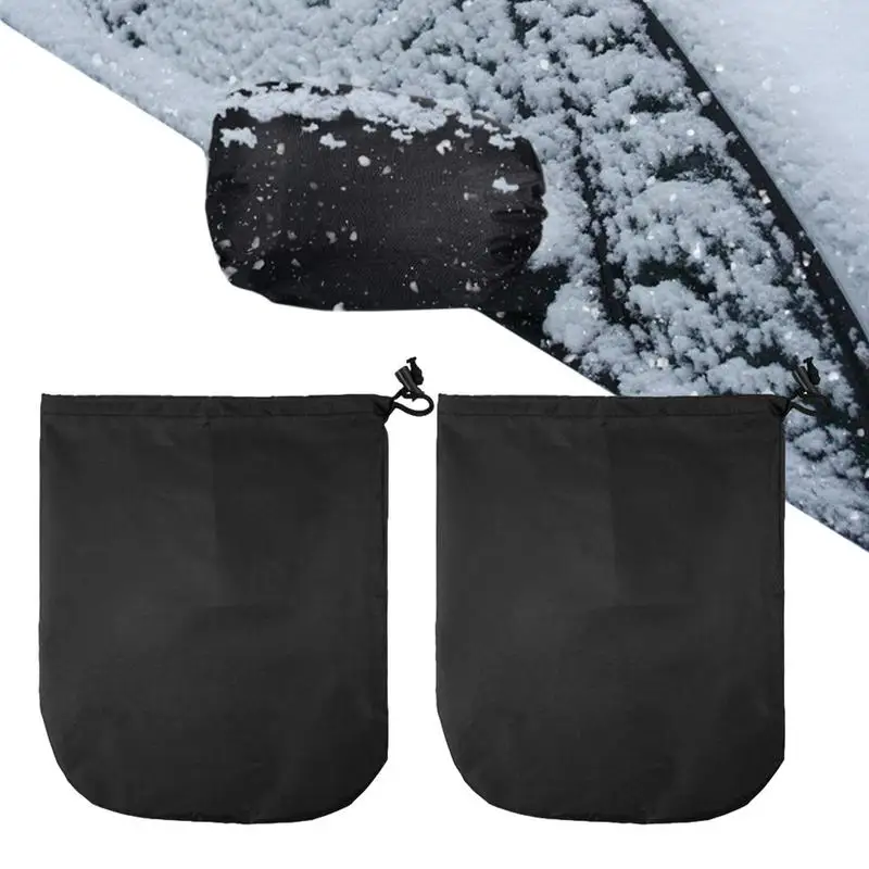 Car Mirror Cover Foldable Car Side Mirror Snow Cover Waterproof Car Side Mirror Rain Protective Cover Rear View Accessories