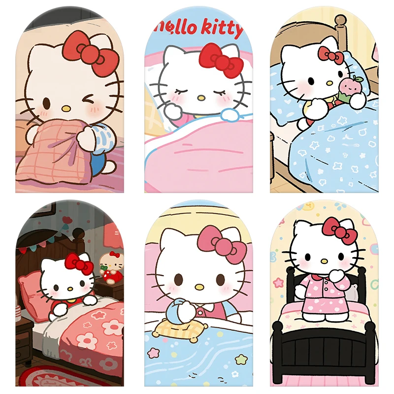 

Hello Kitty Cozy Bedroom Theme Arch Backdrop Cover Sweet Festive Scene For Kids Birthday Baby Shower Photo Booth Background