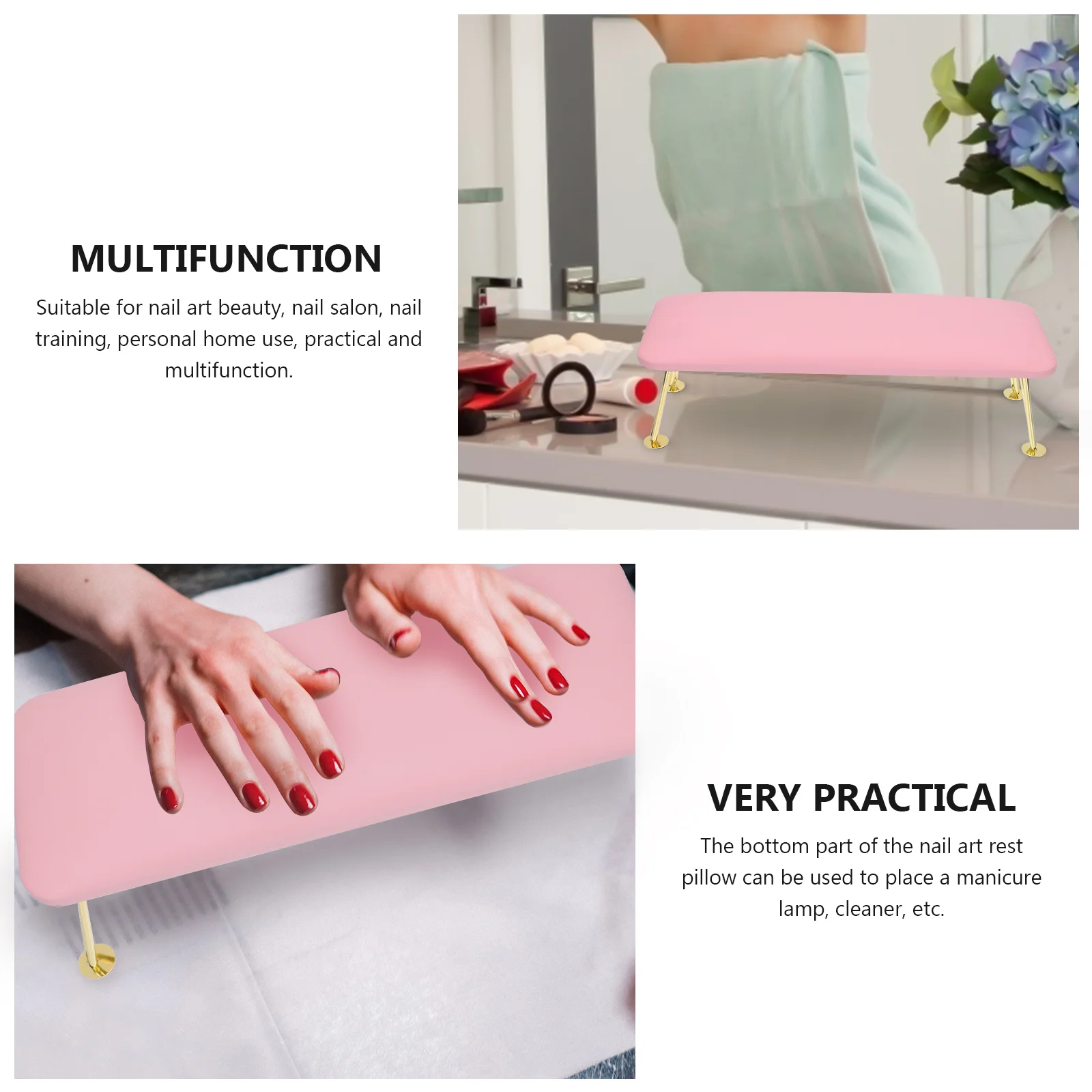 Arm Rest for Nails Hand Pillow Simple Wrist Cushion Microfiber