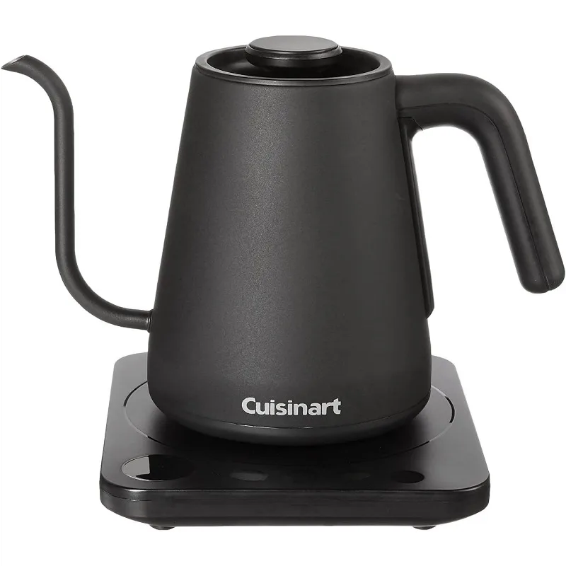 Cuisinart GK-1 Digital Goose Neck Kettle, Precision Gooseneck Spout Designed for Precise Pour Control that Holds 1-Liter, 1200-W